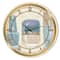 Designart 'Glam Cosmetics Blue Accessories Glam Wall Clock